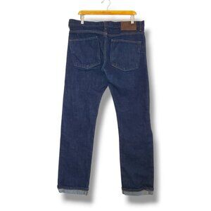 Naked And Famous Skinny Guy Dirty Fade Selvedge Denim Jeans Blue Size 36